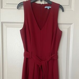 Antonio Melani Deep Red Wide leg Jumpsuit